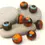 Thumbnail: Etched glass beads 14mm