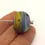 Thumbnail: Lavender etched glass bead 20mm, 1pc