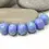 Thumbnail: Periwinkle rondelle beads 12mm