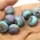 Thumbnail: Artisan glass beads 14mm