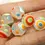 Thumbnail: Artisan glass beads with polka