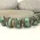 Thumbnail: Artisan etched nuggets beads 12mm