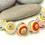Thumbnail: Artisan glass beads with polka