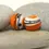 Thumbnail: Orange pair glass bead