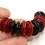 Thumbnail: Black and Dark red disc beads