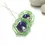 Thumbnail: Blue pair beads with ruffle