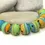 Thumbnail: Artisan matte donut beads for jewelry