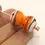 Thumbnail: Orange pair glass bead