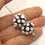 Thumbnail: Black pair beads with raised dots