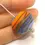 Thumbnail: Blue etched bead 20mm, 1pc