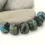Thumbnail: Black etched rondelle beads
