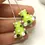 Thumbnail: Green Pea pair cone beads with raised dots