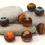 Thumbnail: Etched glass beads 14mm