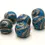 Thumbnail: Turquoise glass cube beads 10mm