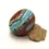 Thumbnail: Coral etched glass bead 20mm, 1pc