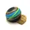 Thumbnail: Violet etched glass bead 20mm, 1pc