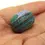 Thumbnail: Blue etched glass bead 20mm, 1pc