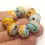 Thumbnail: Artisan matte donut beads for jewelry