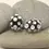 Thumbnail: Black pair beads with raised dots