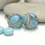 Thumbnail: Lavender pair lampwork beads