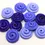 Thumbnail: Mix Blue disc beads 3x14mm