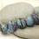 Thumbnail: Etched rondelle beads 12mm