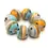 Thumbnail: Artisan matte donut beads for jewelry