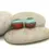 Thumbnail: Pumpkin etched pair glass bead