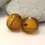Thumbnail: Brown etched pair glass bead