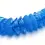 Thumbnail: Turquoise cap beads, Glossy and Etched cone
