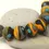 Thumbnail: Artisan matte donut beads for jewelry