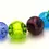 Thumbnail: Mix hollow glass beads 22/20/18/17mm, 8pcs