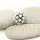 Thumbnail: Black bead with raised dots 15mm, 1pc