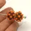 Thumbnail: Purple etched pair beads with raised dots