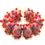 Thumbnail: Purple spacer beads 10mm with raised dots