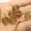 Thumbnail: Beige nuggets beads 12mm