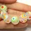 Thumbnail: Artisan glass beads with polka