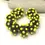 Thumbnail: Black spacer beads 10mm with raised dots
