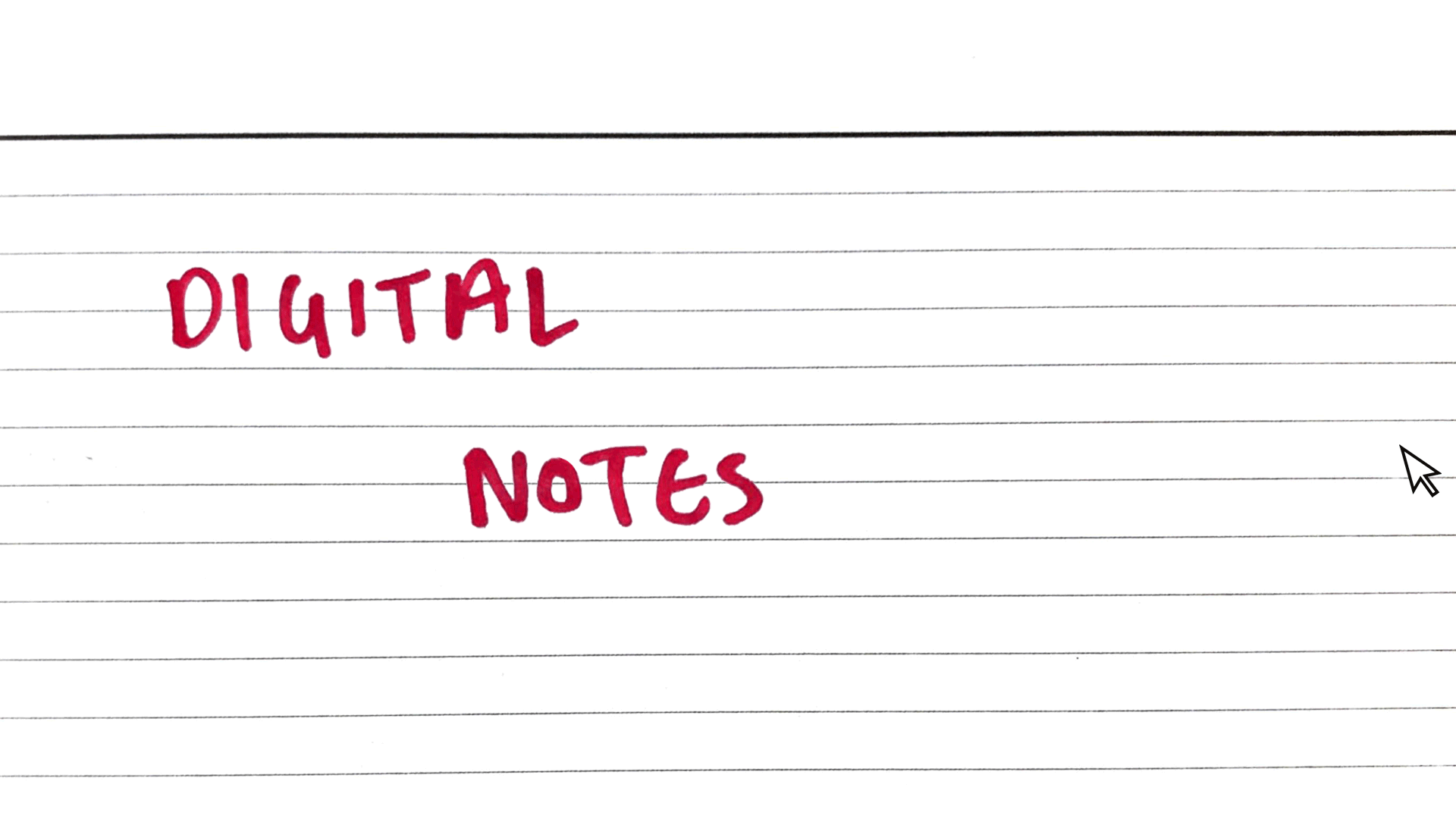 Digital Notes