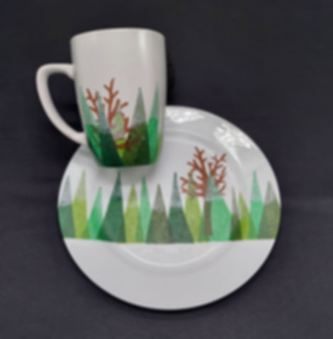 Decoupage Mug & Plate Craft Kit