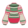 —Pngtree—green white christmas ugly sweater_13925754.png