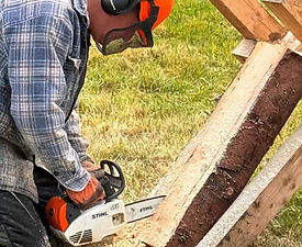 Making a Log Planter