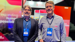 Frederico Jannotti (CEO) e Vinícius Vasconcelos (KAM) no ENA 2025