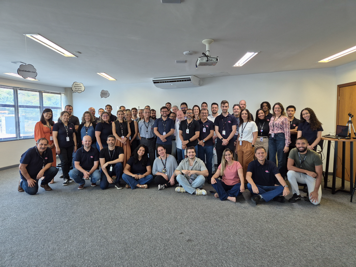 Equipe Blossom no encerrramento do evento