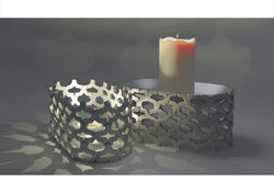 Dual function Candle Holder CAD drawing