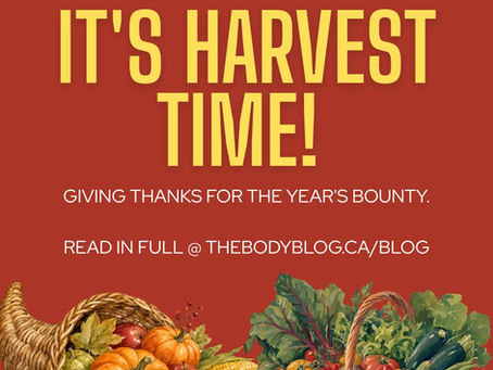 It's Harvest Time!