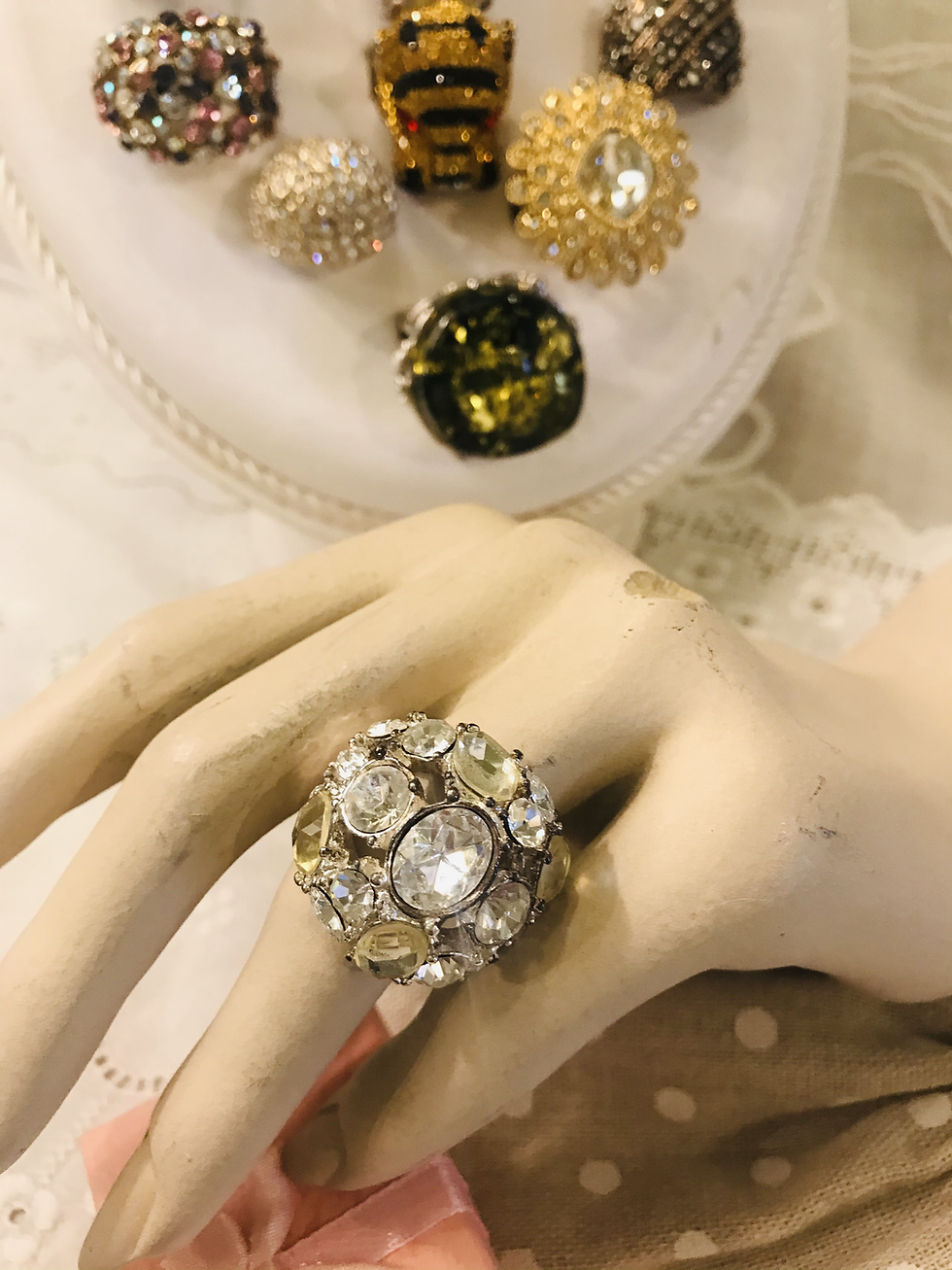 Thumbnail: Dome Diamanté  Ring