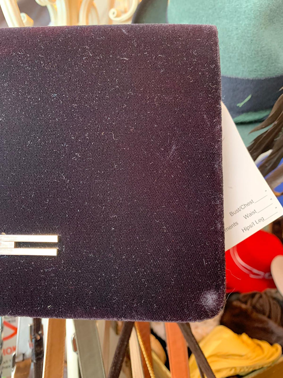 Thumbnail: 1980s Black Velvet Clutch Bag