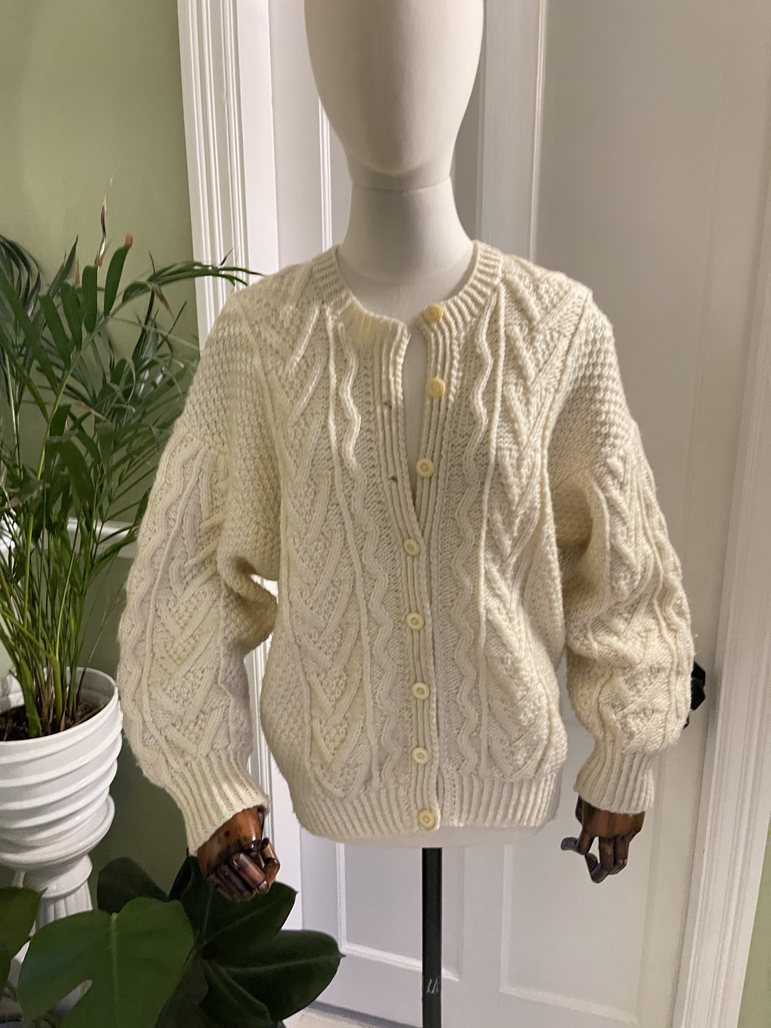 Aran Knit Cardigan