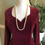 Thumbnail: Vintage Cotton Velvet Sweetheart Wiggle Dress By Next Front View